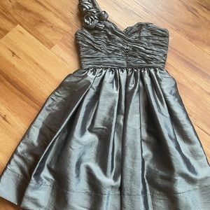 Maggy London Taffeta One Shoulder Cocktail Dress